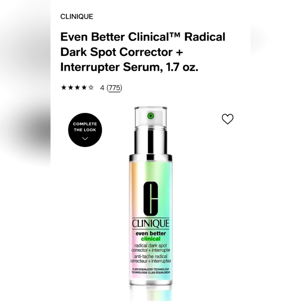 Bogo... One free.. 2 for $25.. Clinique  Clinical Radical Dark Spot corrector